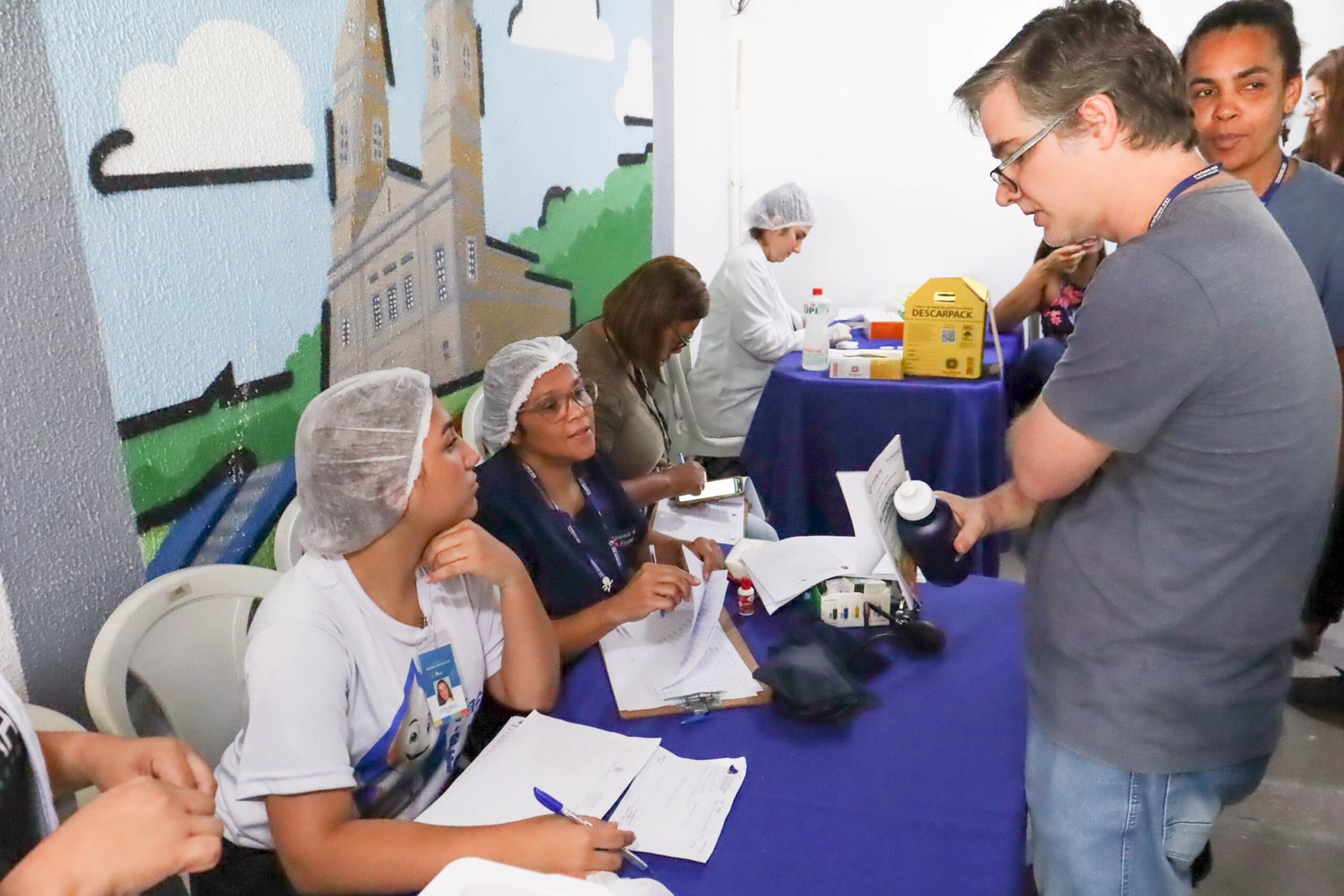 Servidores da Secretaria de Meio Ambiente e Transportes recebem serviços de saúde pelo Funasg Mais